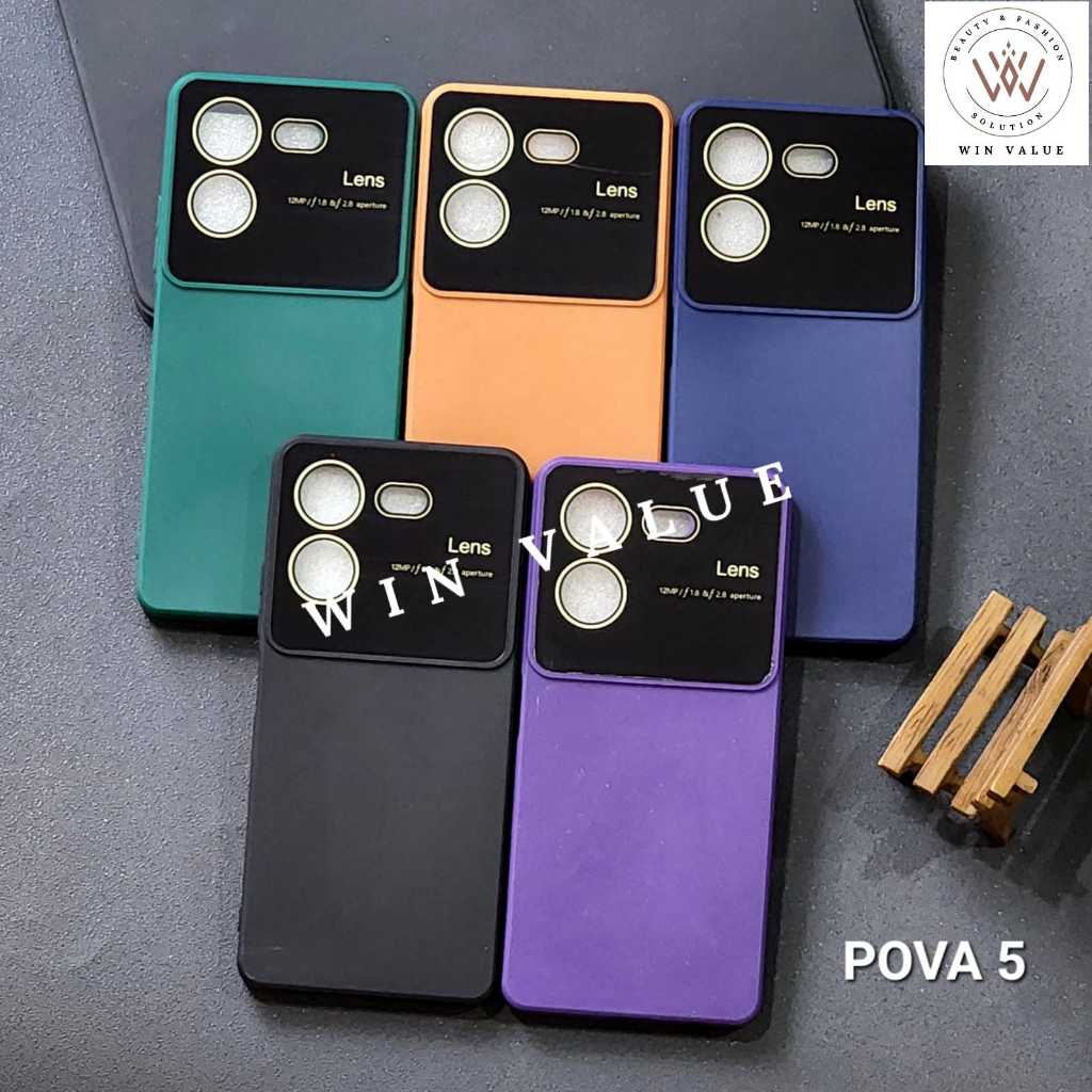 New Tecno Pova 5 Tecno Pova 5 Pro Case Macaron Big Lens Camera Softcase Tecno Pova 5 Tecno Pova 5 Pr