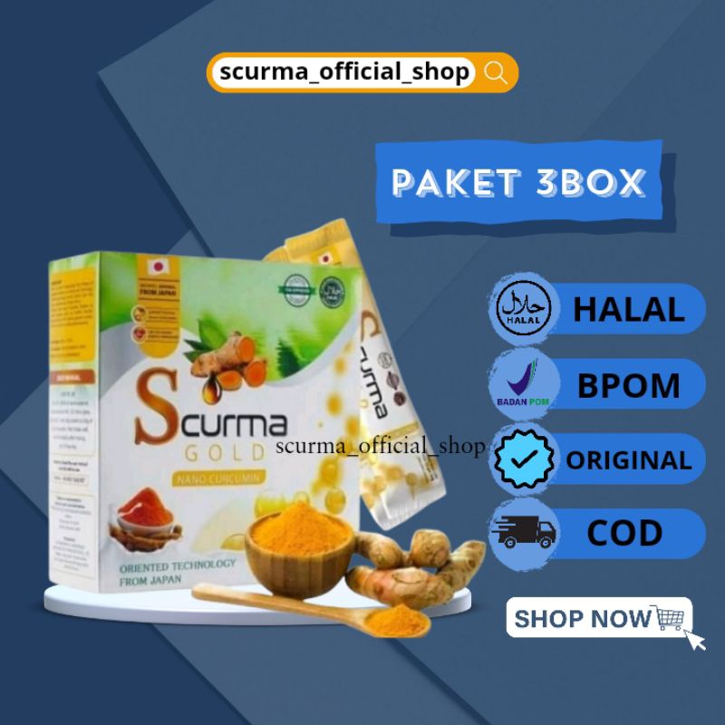 

scurma gold susu kesehatan untuk penyakit lambung, maagh, gerd, asam lambung original (paket 3box)