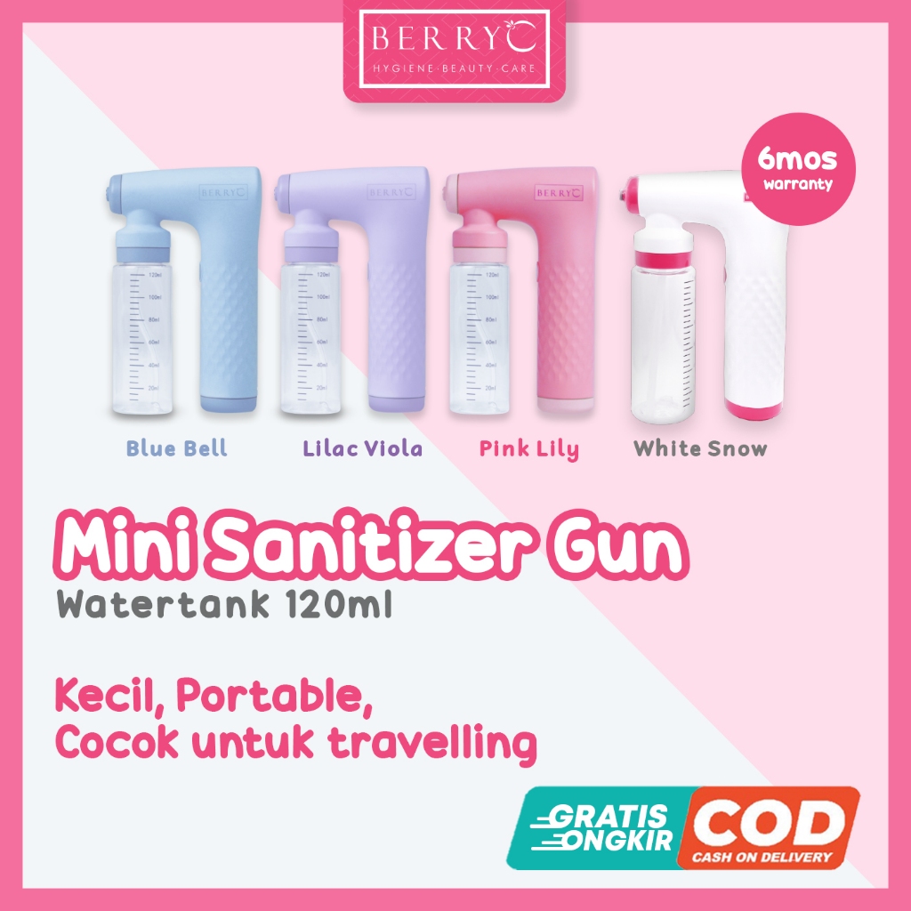 BerryC Mini Sanitizer Spray Gun Portable Alat Semprotan Disinfektan Sprayer