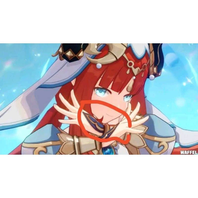 preorder acc tangan nilou genshin