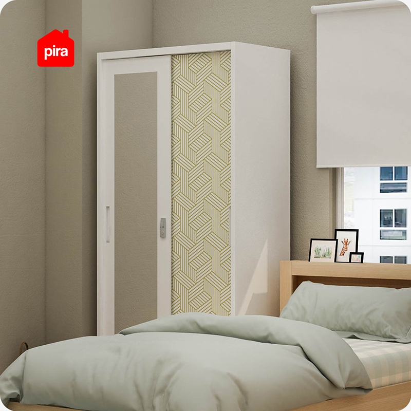 Lemari Besi / Lemari Baju Pira Metropolis / Lemari Pakaian Pira Metropolis (Lemari Baju Stahl 90 / S