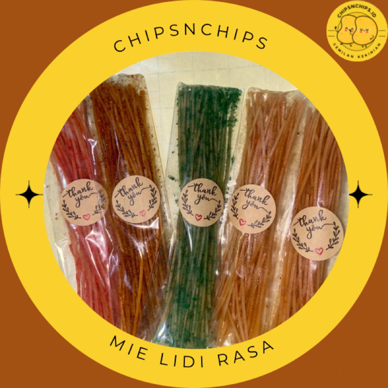 

[CHIPSNCHIPS] 5 PCS MIE LIDI RASA - CEMILAN