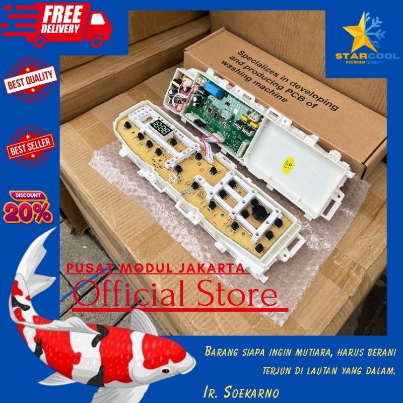 SAMSUNG 13.0kg WA13J5730SS ( WA13J530SS/SE ), Modul pcb mesin cuci Top Loading