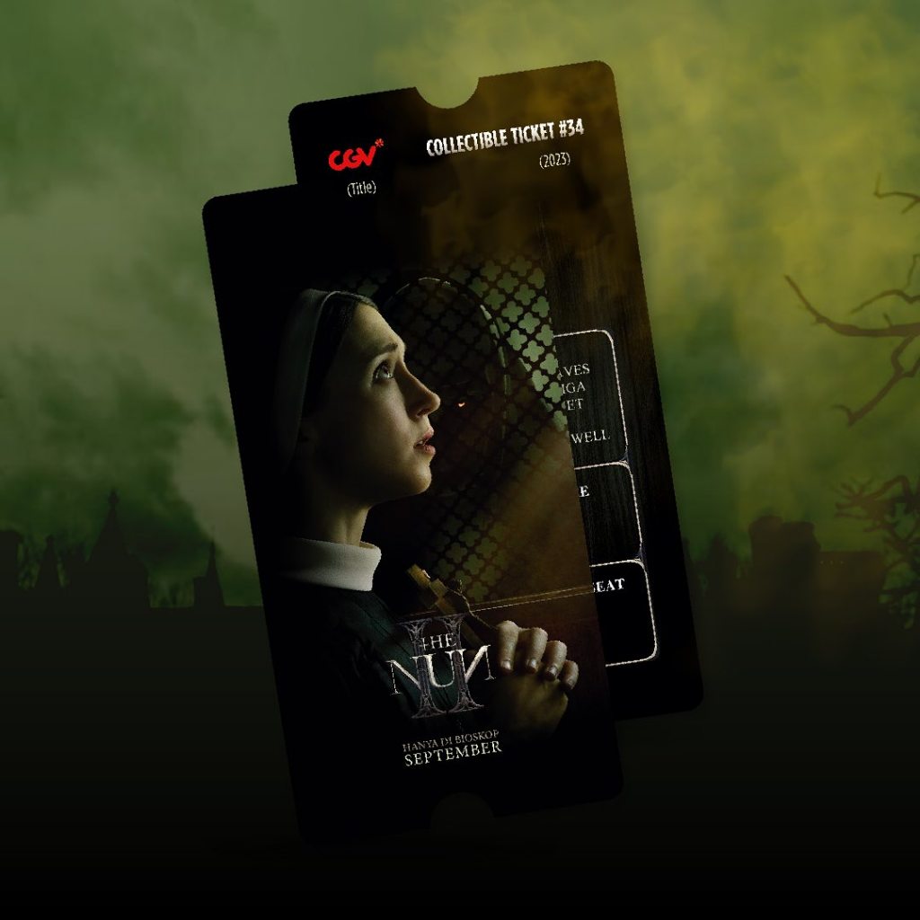 Collectible Ticket The Nun 2 Valak Card Official CGV