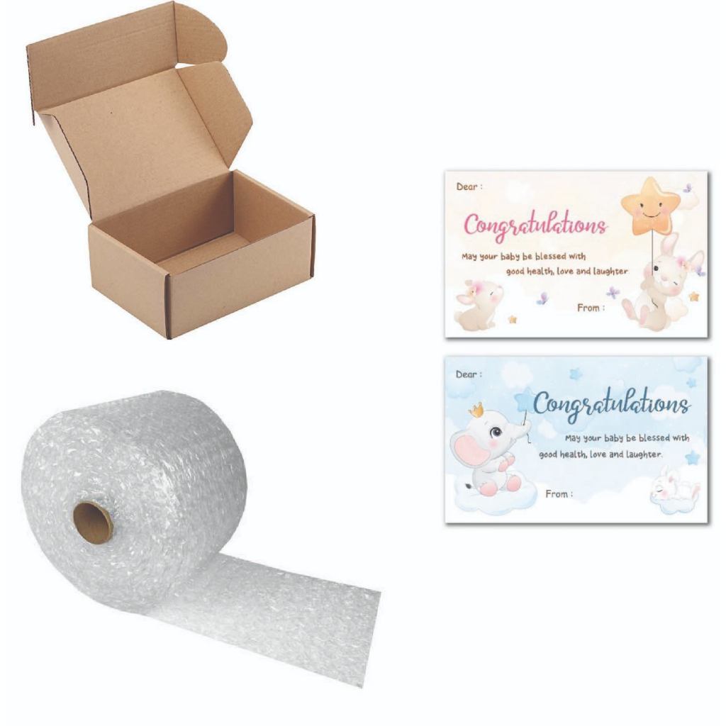 

Dus, Kartu Ucapan dan Ekstra Bubble Wrap