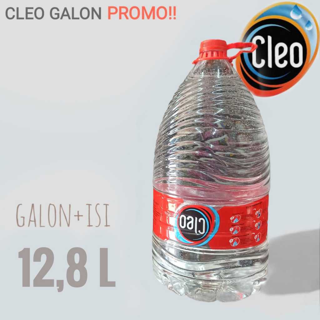 

Cleo galon 12.8 liter termasuk galon