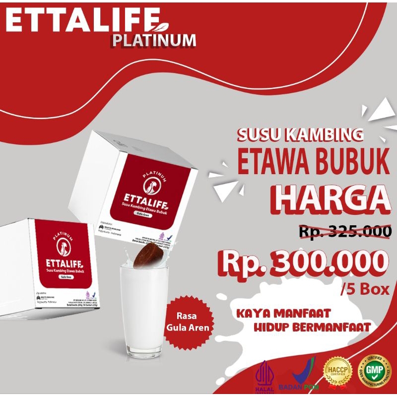 

Ettalife-susu kambing etawa murni, susu tulang, susu untuk nyeri sendi, asi booster, susu anak, penambah BB anak