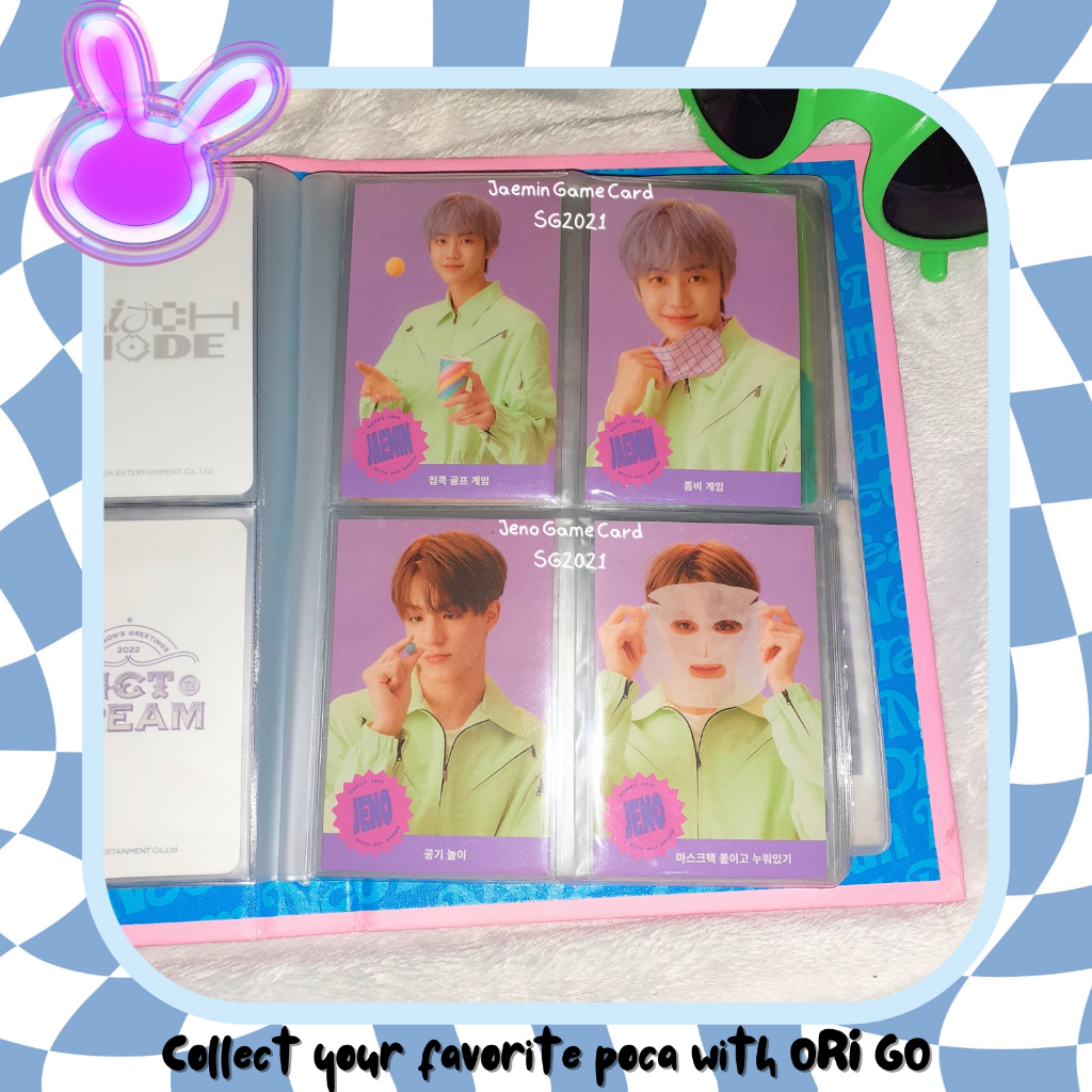 JENO JAEMIN OFFICIAL PHOTOCARD SEASON GREETING 2021 GAME CARD