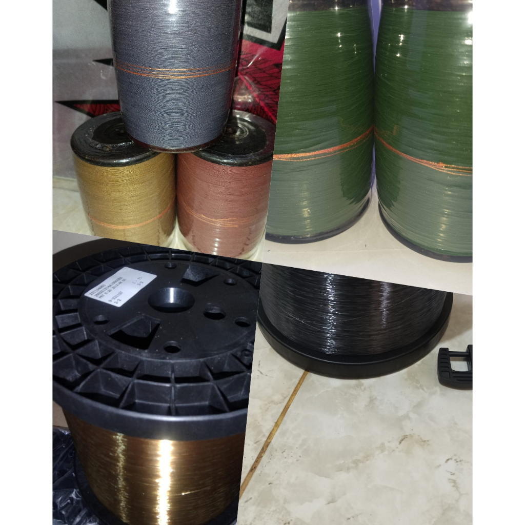 Gelasan layangan bahan  MATOT ABU&GOLD/panjang 6000yard