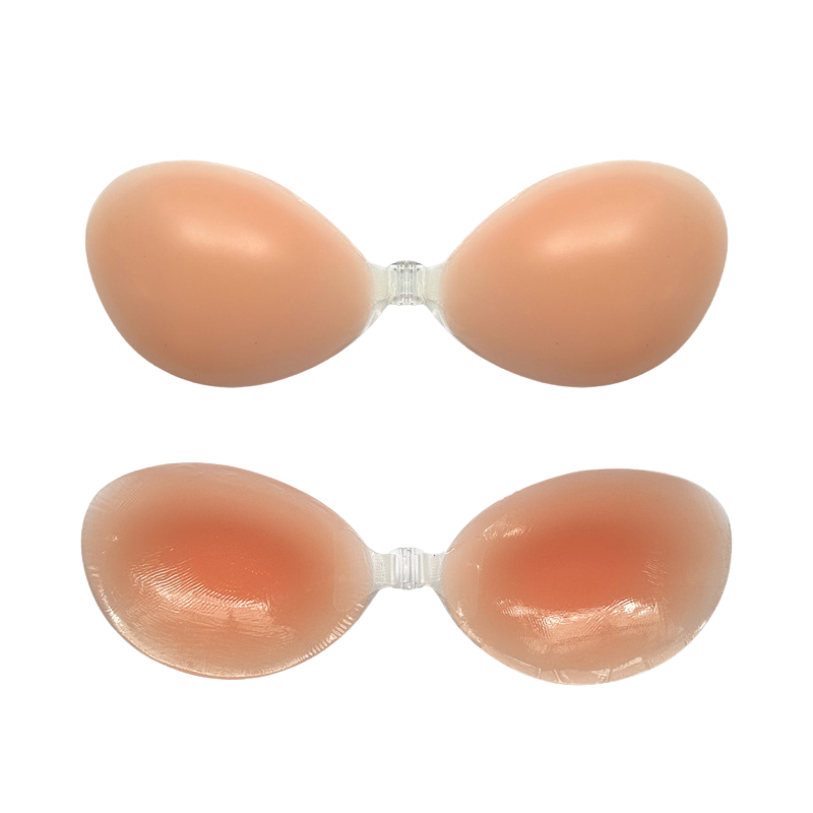 [ KHAEFASHION ] - (BR212) [FREE BOX] Silicon Bra Tempel Tanpa Tali Bisa Dicuci Pembentuk Payudara