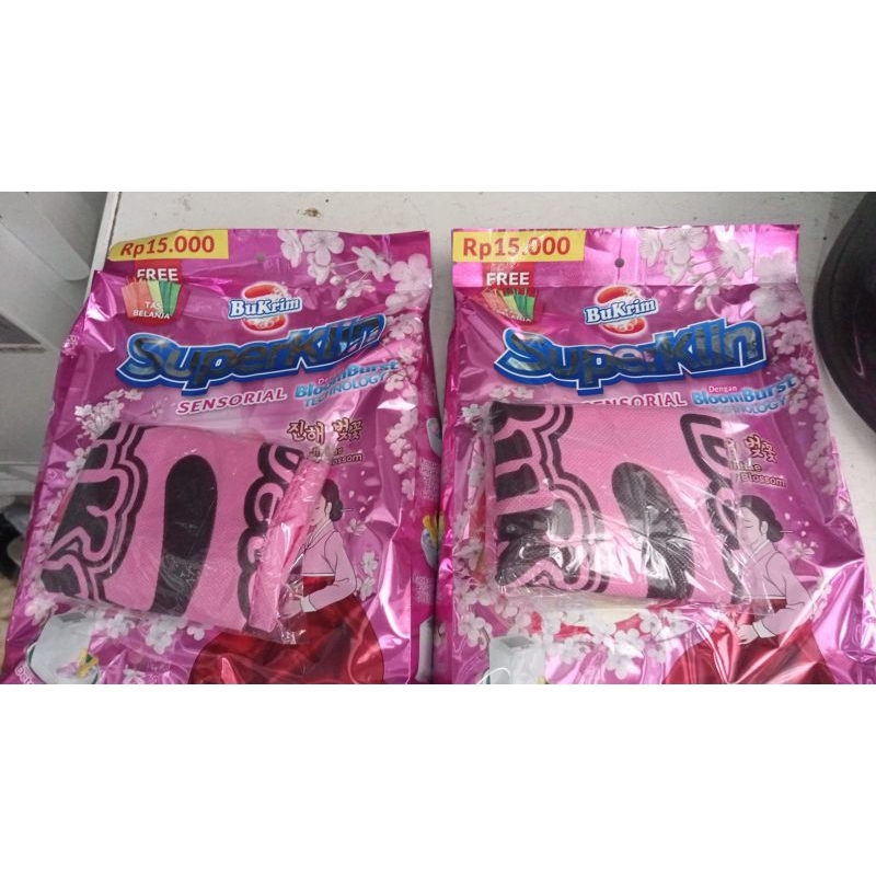 

Bu Krim Detergen Superklin 650gr bonus tas cantik