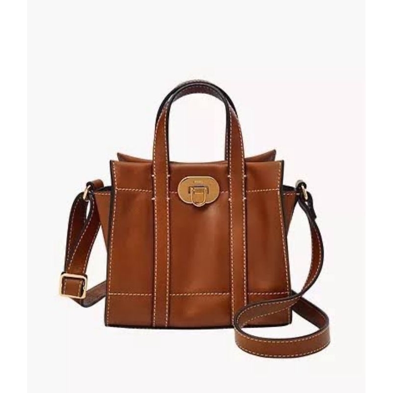 fossil carmen mini bag brown
