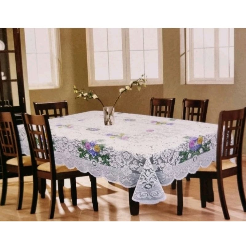 Taplak meja makan//Taplak meja makan oval//Taplak meja tamu kursi6-8//Taplak meja makan terlaris