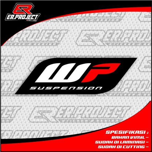 STIKER PRINTCUT WP SUSPENSION / STIKER WP SUSPENSION