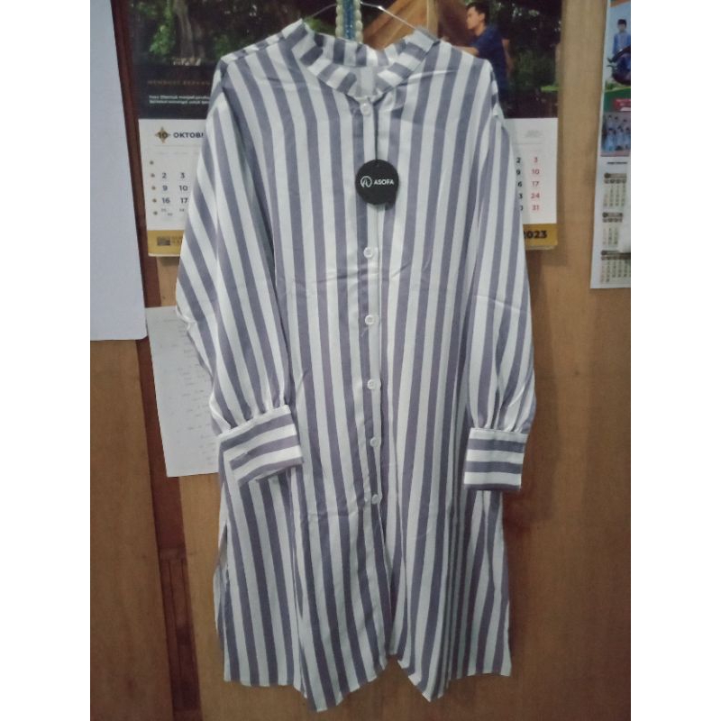 Asofa Shakela Tunik Bawah Payung Full Kancing