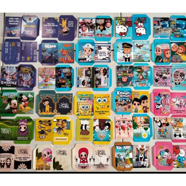 

99 BRANDS FESTIVAL Amplop Lebaran Kartun Mini 55x85 isi 1lembar