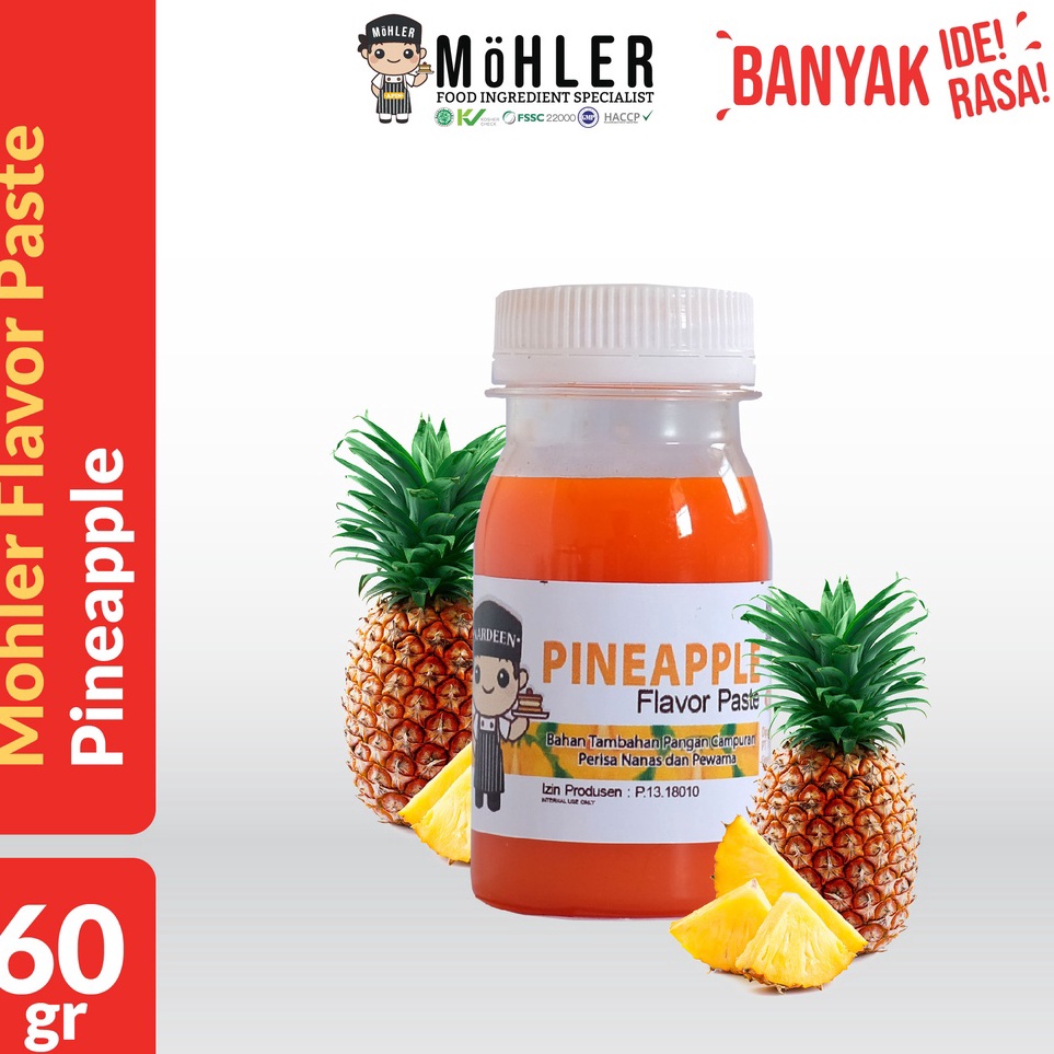 

88 Pewarna MOHLER Pasta Perisa Peneaple Nanas 6gr