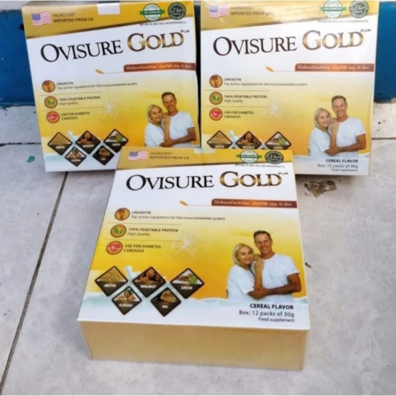 

OVISURE GOLD MILK SUSU VITAMIN TULANG DAN SENDI OESTOPOROSIS