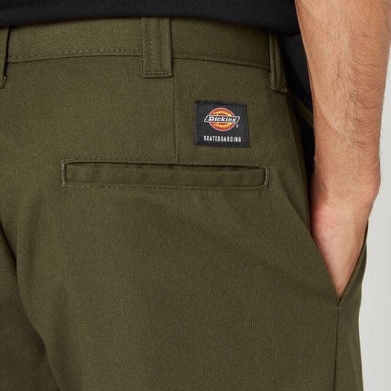 DICKIES SKATEBOARDING SLIM FIT PANT DARK OLIVE