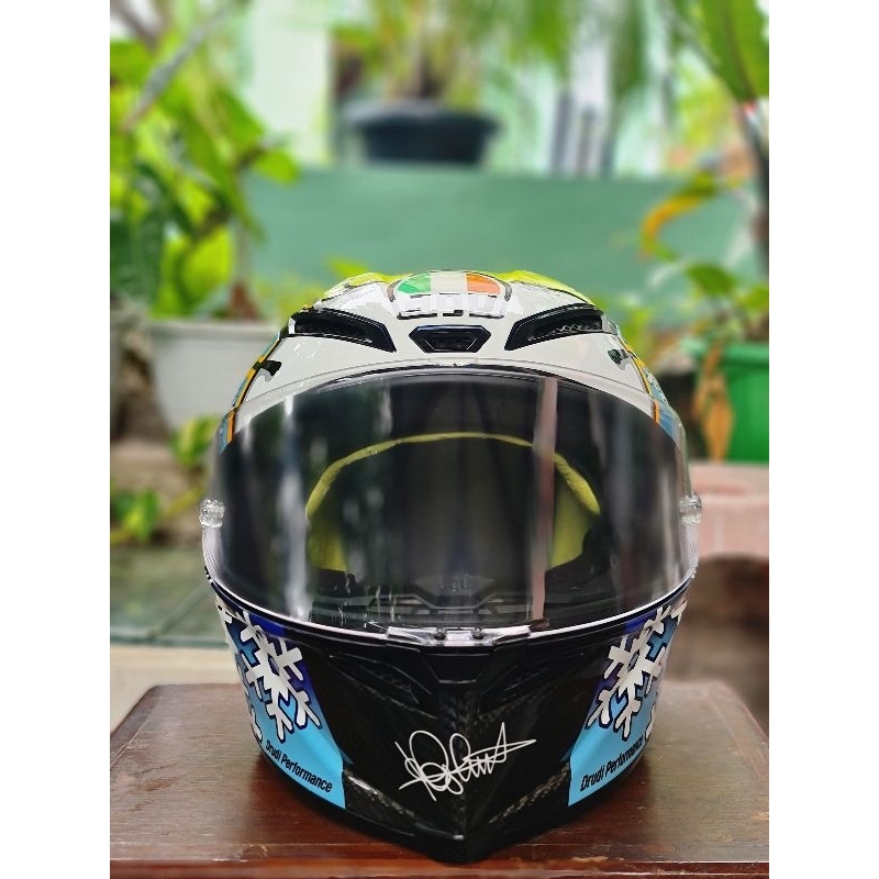 AGV PISTA GP WINTERTEST ROSSI 2016 "SNOWMAN"LIMITED EDITION