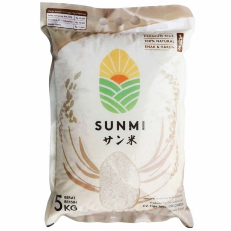 GROSIR  HALAL Sunmi Beras Putih Premium 5 kg