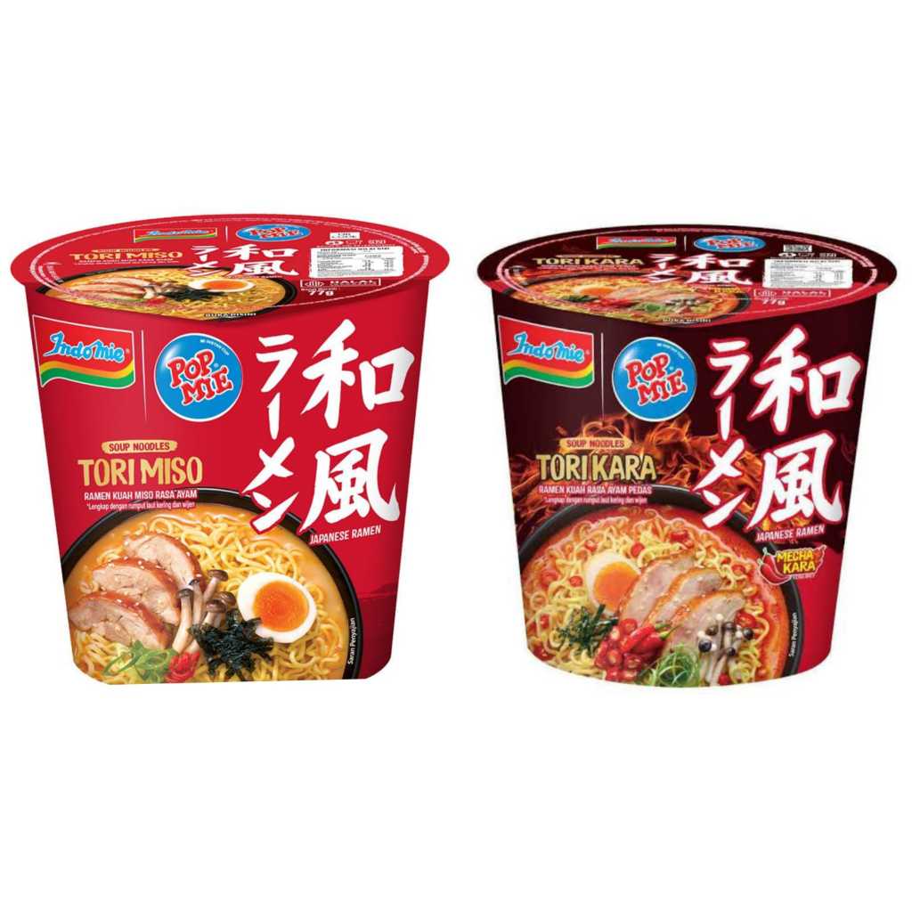 

POP MIE RAMEN TORI KARA & TORI MISO