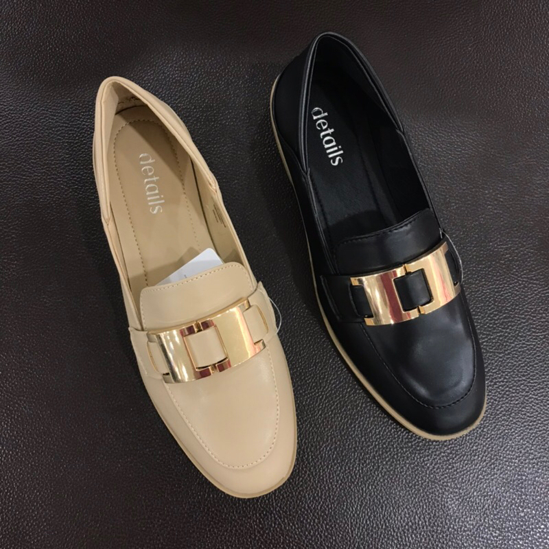 Details Sepatu Moccasin Wanita | Sepatu Loafers Details