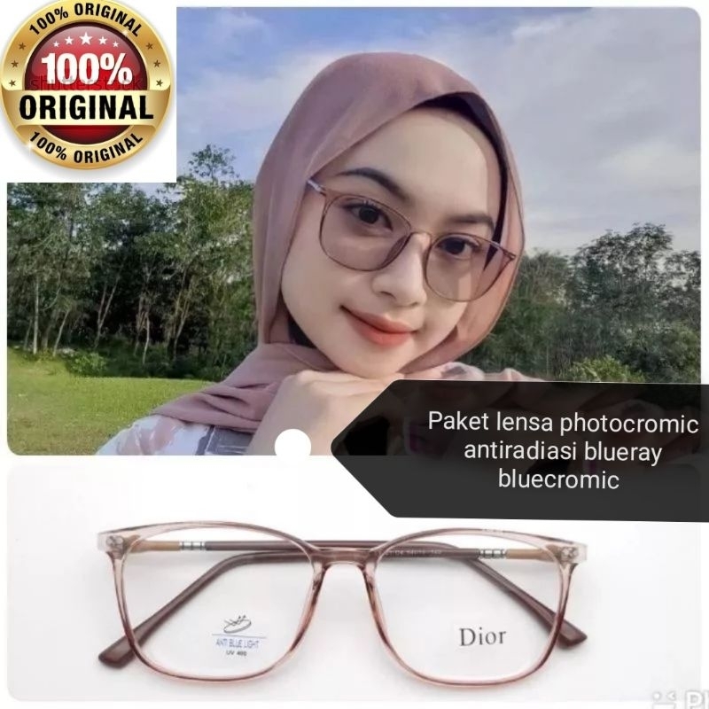 frame kacamata optik, seri 22421, original frame optik