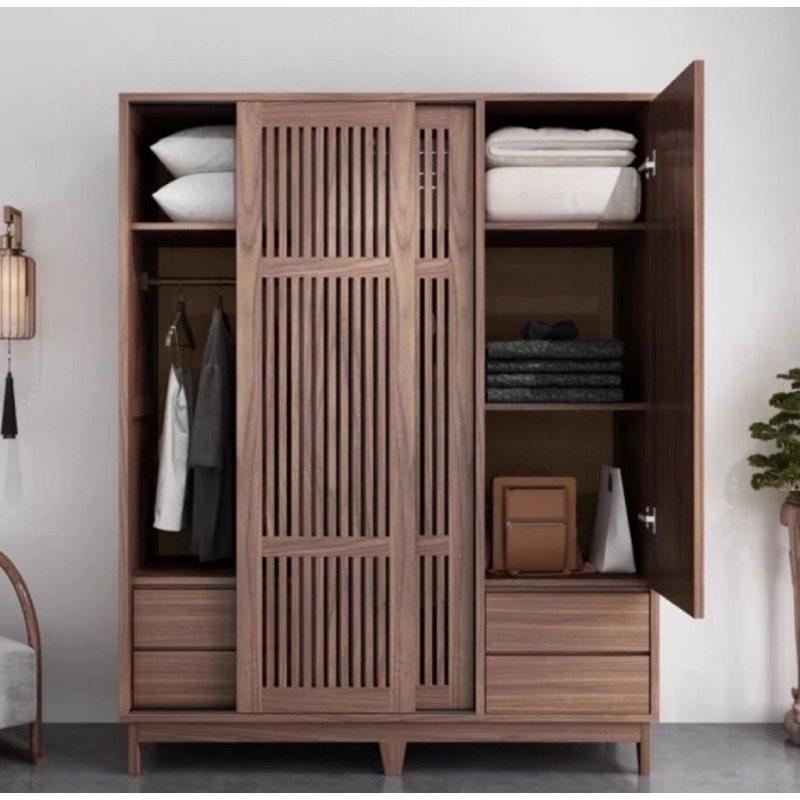 lemari pintu 4 kayu jati lemari minimalis lemari kayu jati lemari pakaian minimalis