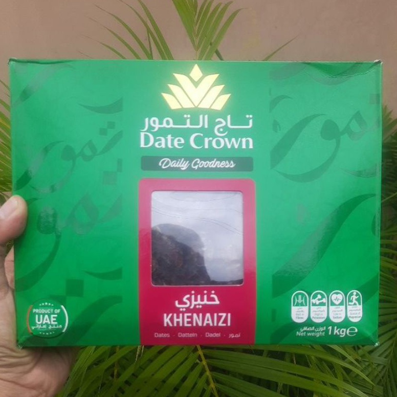 

READY STOK Kurma Date Crown khenaizi 1 kg exp Nov 224
