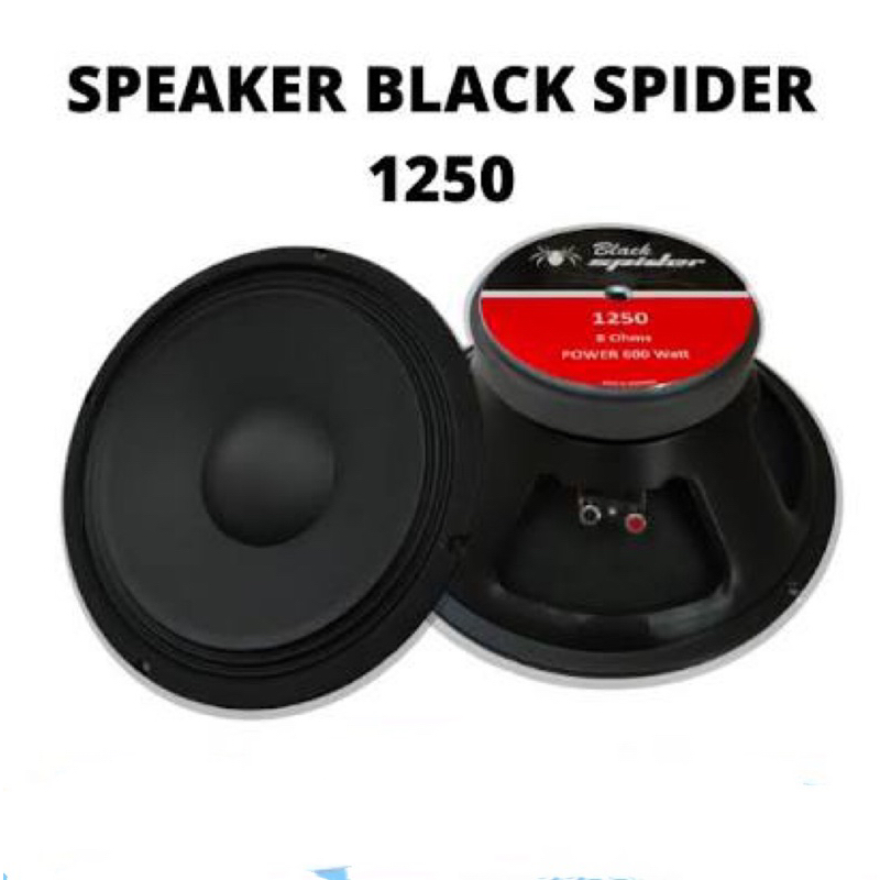 SPEAKER KOMPONEN BLACKSPIDER 1250 12 INCH Speaker blackspider 1250 Black Spider 1250 Komponen speake