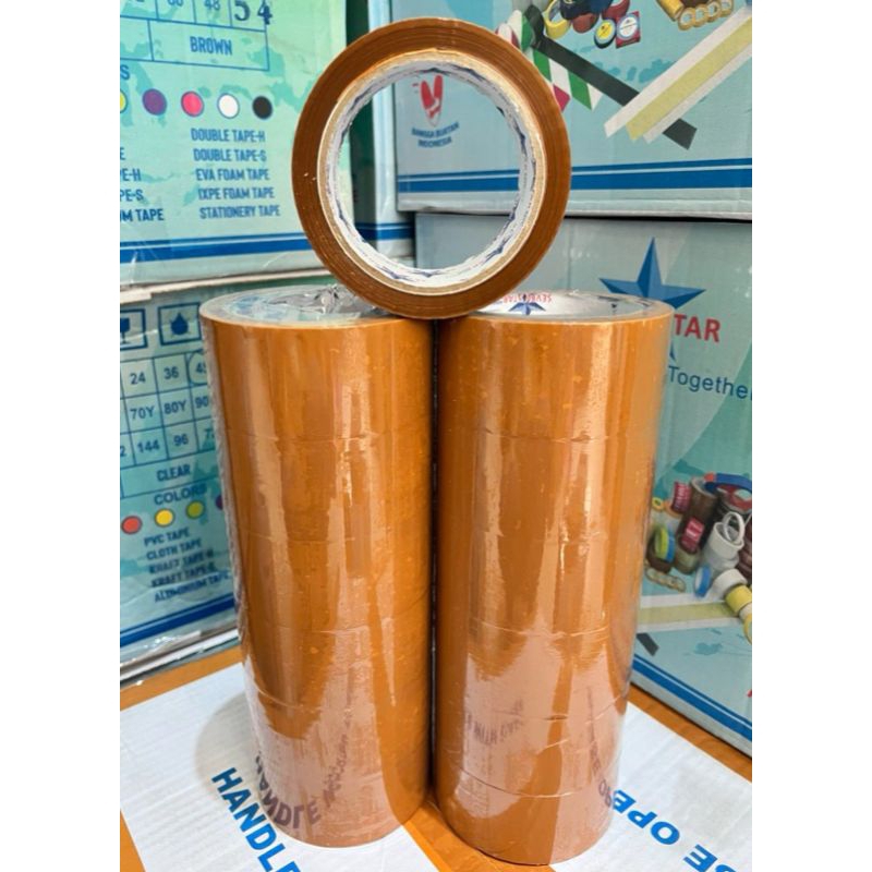 

Lakban Coklat 90 yard