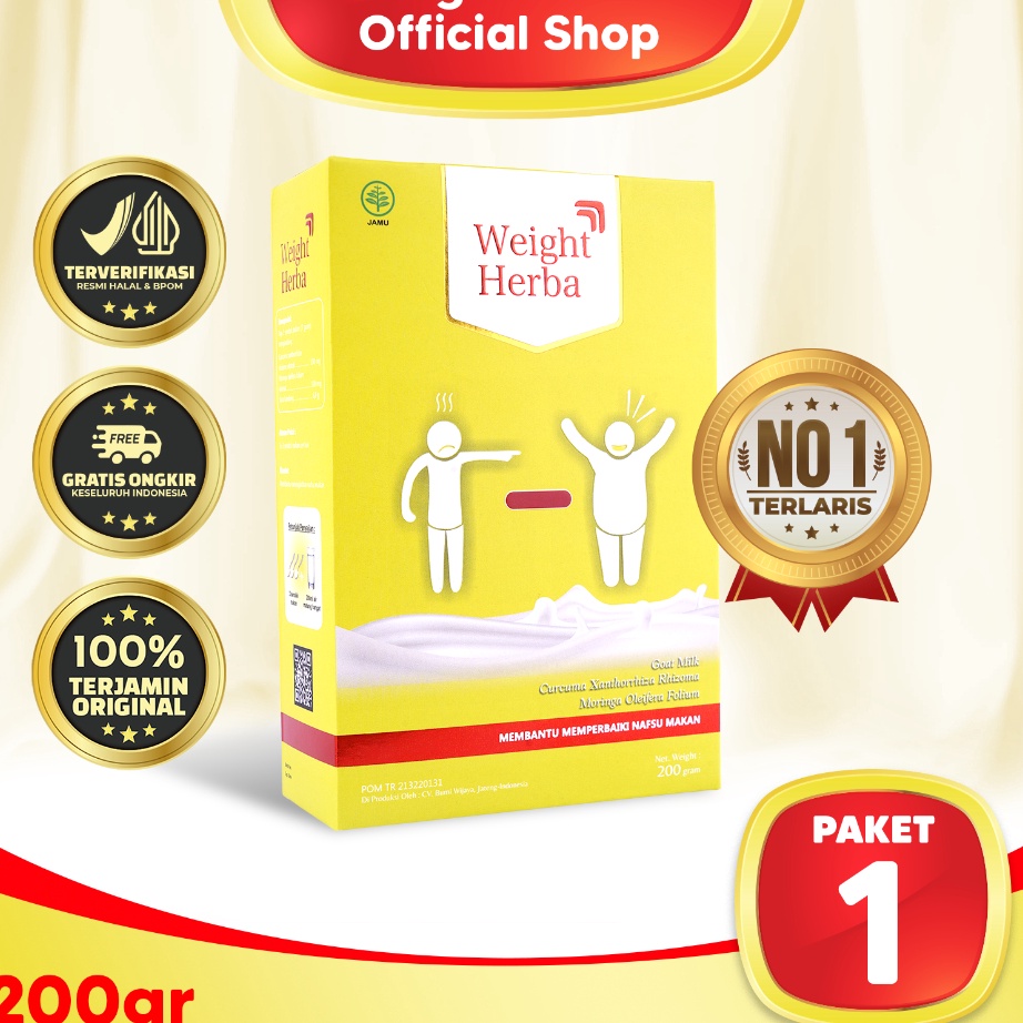 

COD Weight Herba Susu Penggemuk No1 di Indonesia