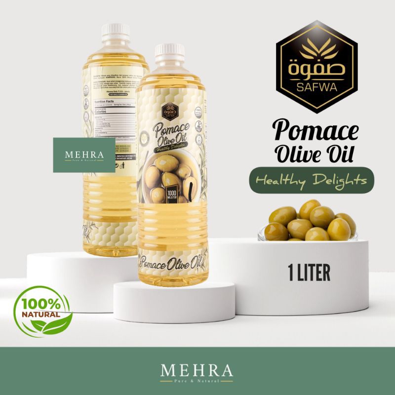 

MINYAK ZAITUN SAFWA POMACE OLIVE OIL / MASAK / GORENG 1 LITER