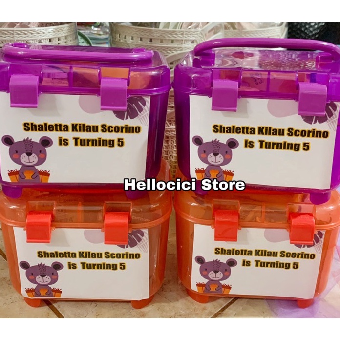 

Ready Stok BOX SNACK BINGKISAN CONTAINER BOX SNACK ULTAH