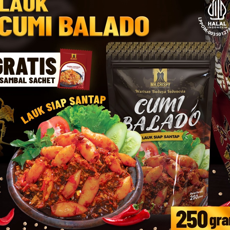 

88 LAUK CUMI BALADO IKAN BILIS BALADO IKAN GABUS BALADO MR CRISPY