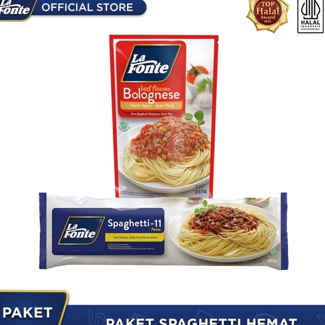 

Stok terbaru La Fonte Paket Siap Santap Spaghetti Bolognese