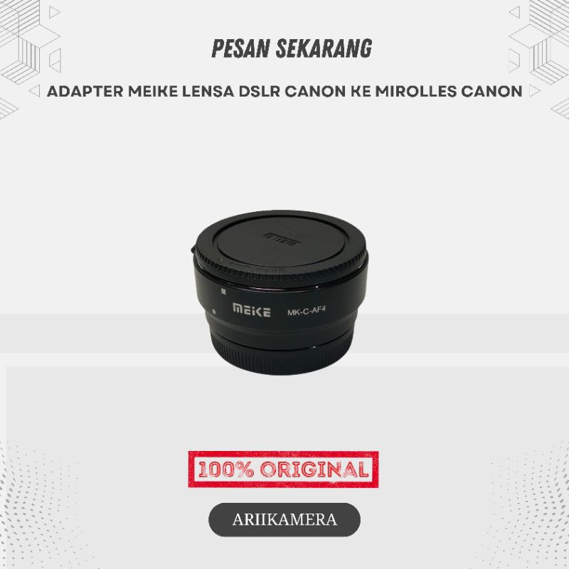 ADAPTER LENSA DSLR CANON KE MIROLLES CANON EOS M3.M10.M100. DLL