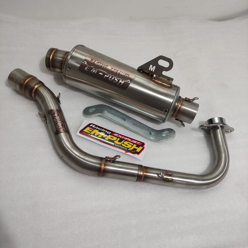 Knalpot Empush Racing Exhaust type M5 Yamaha Mio inlet 38
