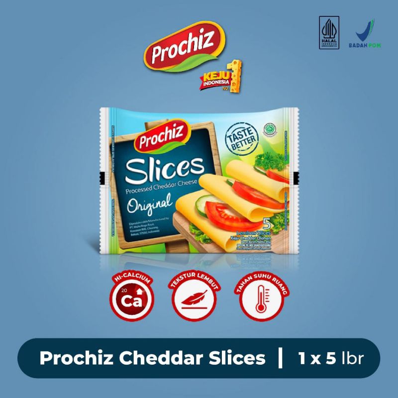 

ProchiZ Slice isi 10pcs | Prochiz Slice | Keju Prochiz| Keju Slices| Keju Prochiz Slice