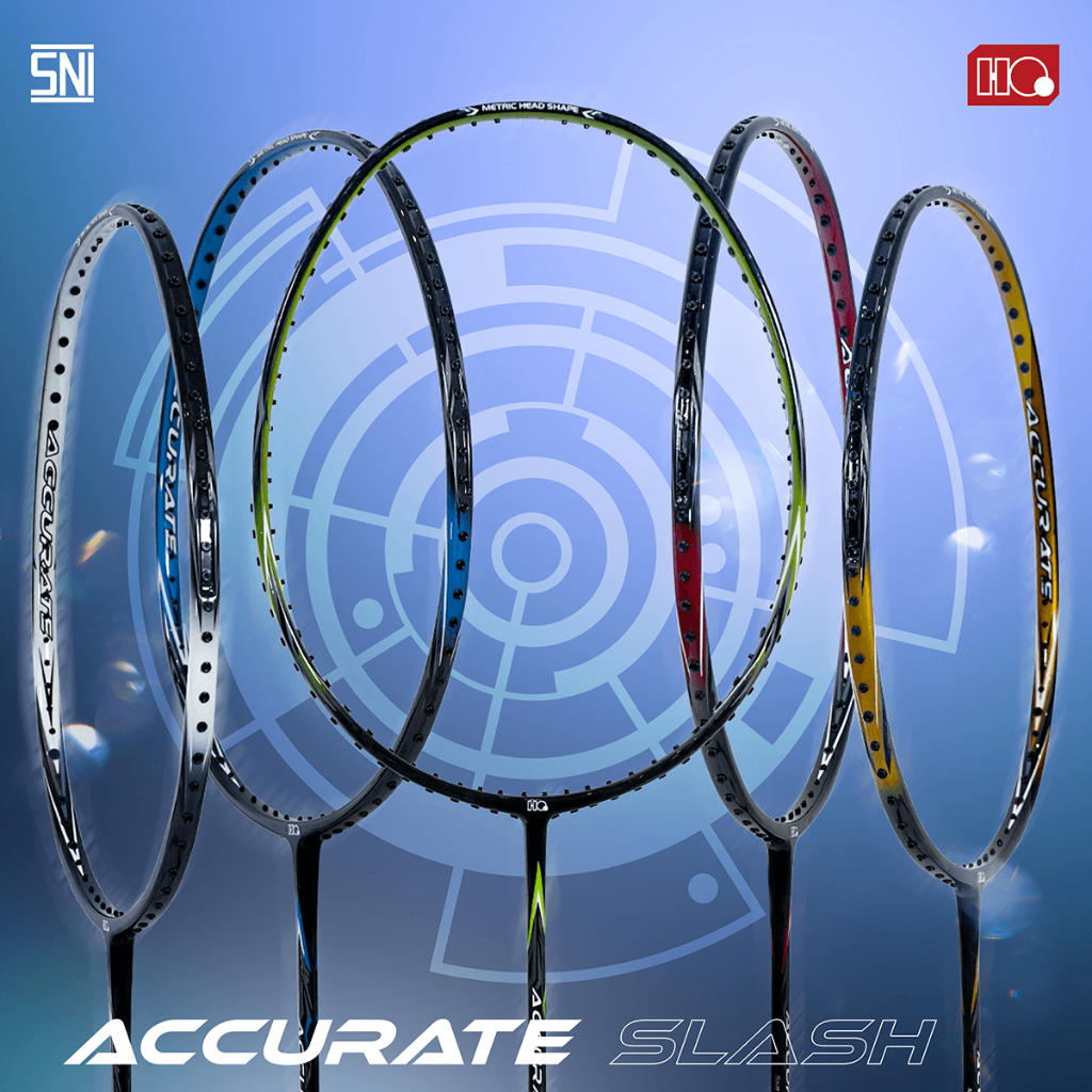 Raket Badminton / Bulu Tangkis Hi-Qua Accurate Slash