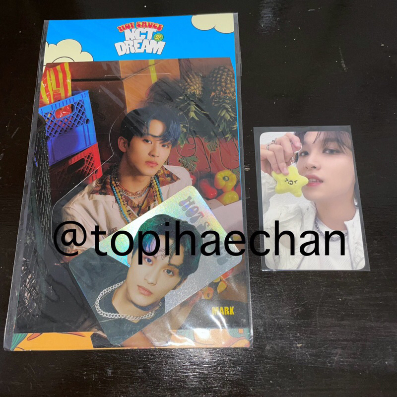 pc only keyring starfish haechan, standee hologram hot sauce mark sealed