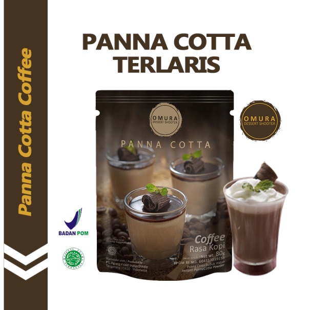 

NEW PANNA COTTA Panna Cotta Pudding Sutra ala Italia Rasa Coffee Kopi Susu Omura Dessert Shooter Instant Powder