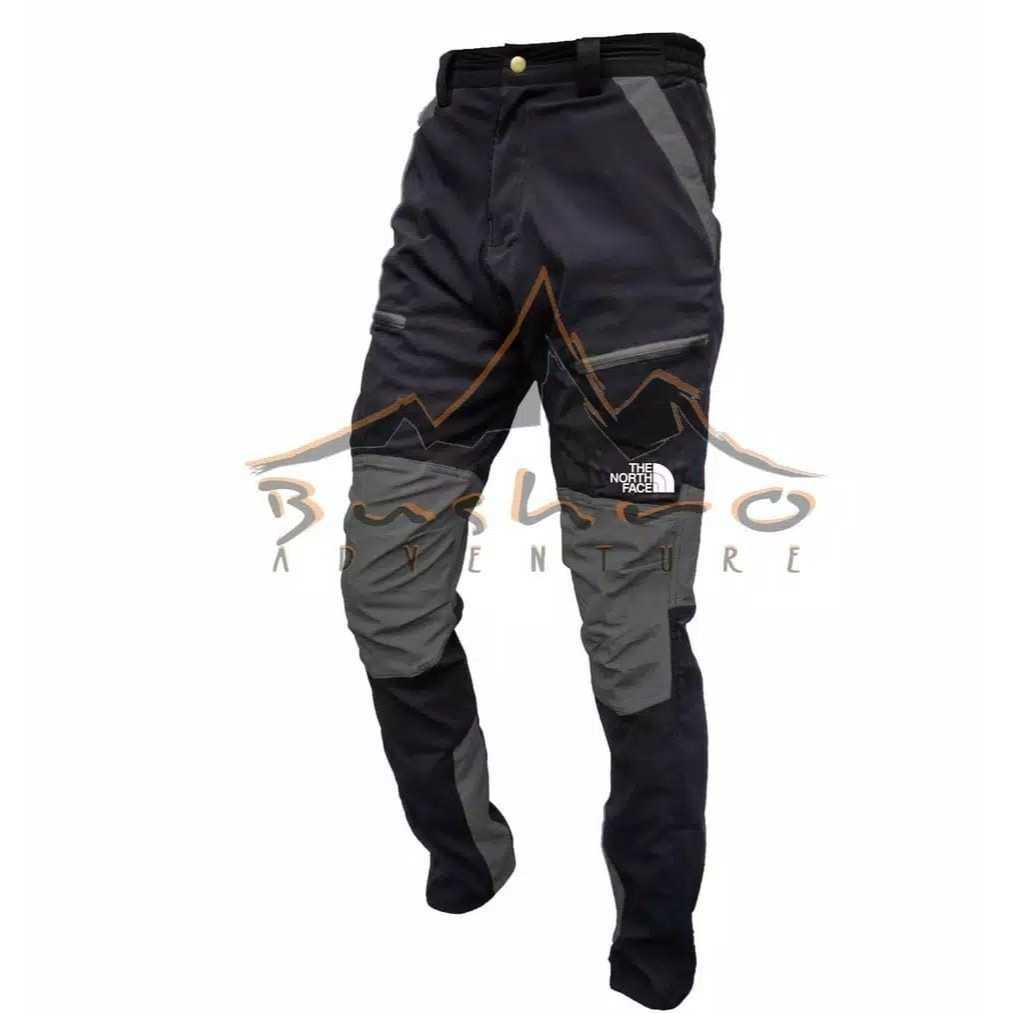 CELANA OUTDOOR PANJANG/CELANA GUNUNG MURAH Hitam Abu