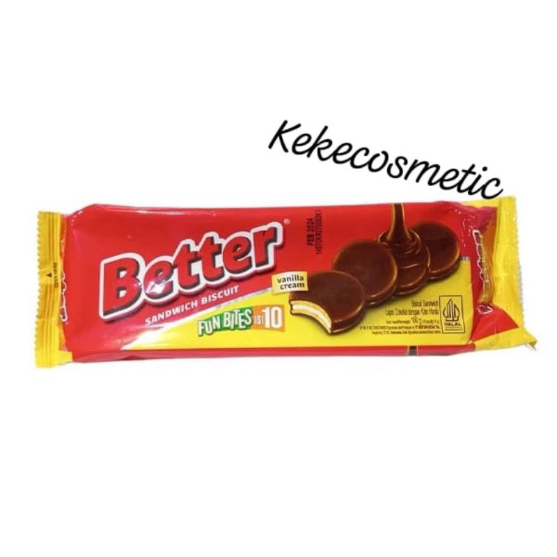 

[isi 10] Better Sandwich Biskuit Fun Bites 120gr