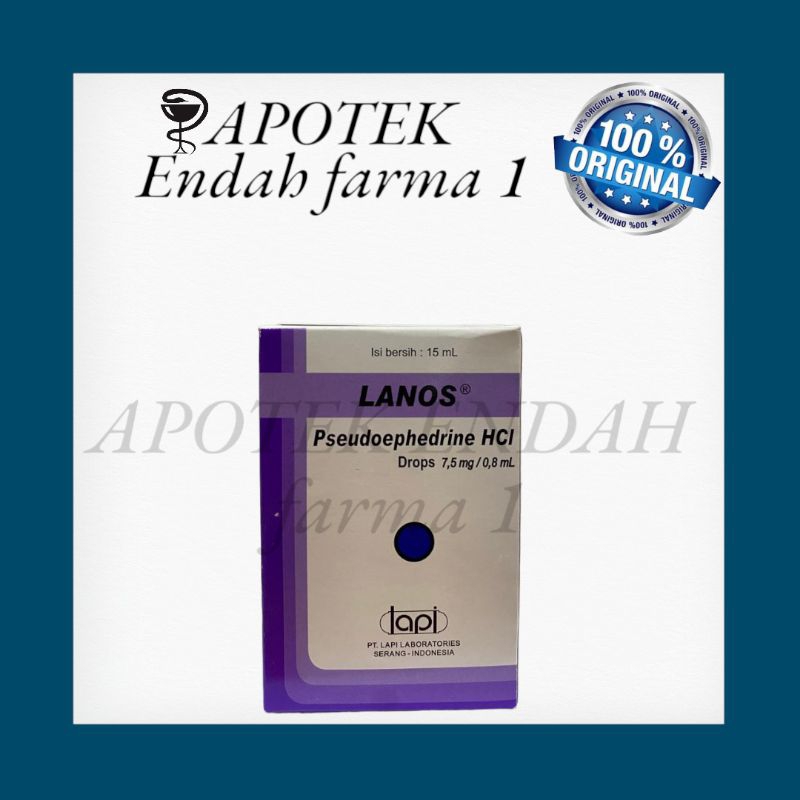 LANOS DROP 15ml obat flu dan pilek bayi