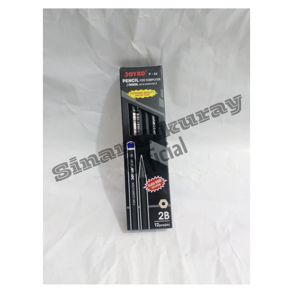 

PENSIL HITAM 2B JOYKO P92 ISI 12PCS