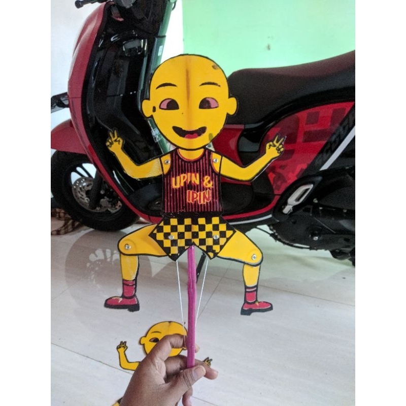 Upin Ipin wayang