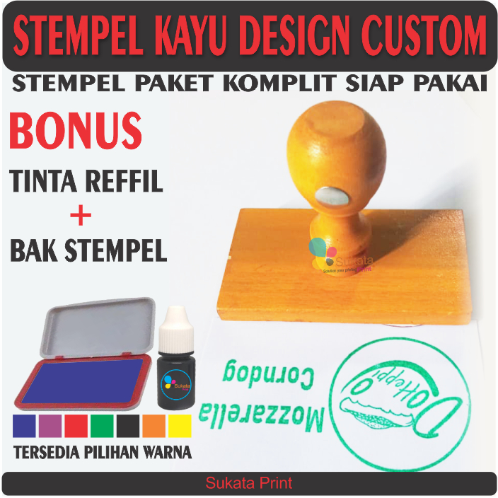 

Cetak Stempel Kayu Ukuran Jumbo Desain Custom