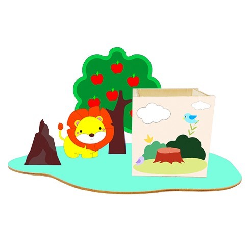 

[BS] DIY Papan Kayu Hewan Tempat Pensil / Melukis / Mewarnai Gambar / Prakarya anak